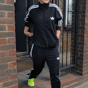Rita Ora wearing head  Toe adidas