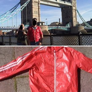 Shiny Red Jacket from the 70s