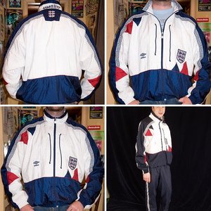 England 1990 Nylon Shell Suit