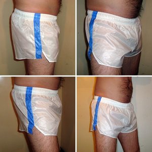Nylon parachute shorts