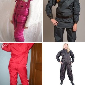 Shiny nylon satin lady heaven