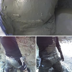 Me - muddy/messy/wet