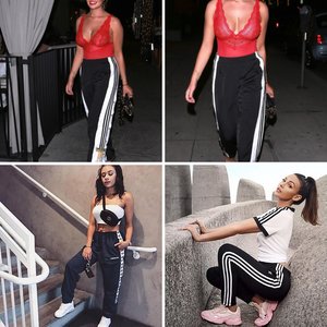 Girls in adidas pants