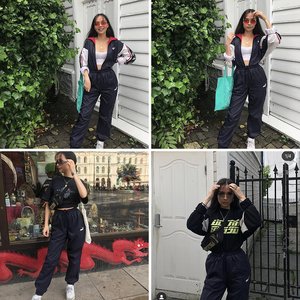 Me in shiny track suits❤️