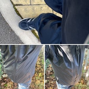 Nylon kappa jacket and sondico bottoms