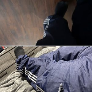 Navy blue adidas