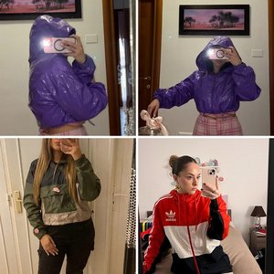 Girls wearing jackets