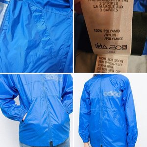 blue Adidas jacket