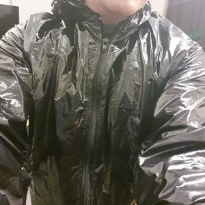 New shiny nylon suit