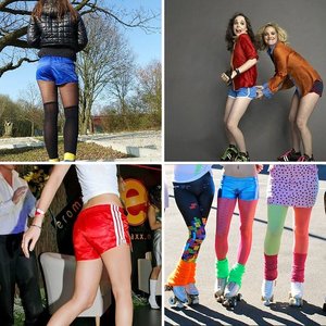 Roller skaters in comfy shorts