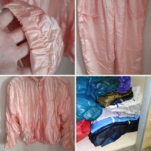 Favourite Nike Shiny Nylon Pants and Windbreaker.