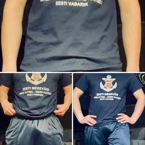 Navy Blue Silky Polyester Pants 17.01.2022