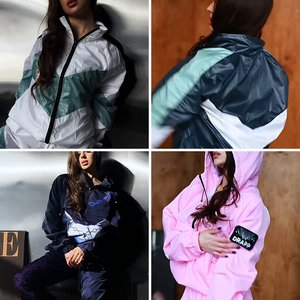 Women wearing shellsuits