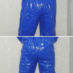 New shiny nylon overalls