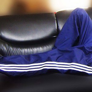 Adidas nylon pants - BLUE