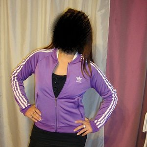 bluzy adidas originals adicolor firebird fioletowa