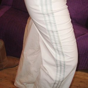 spodnie adidas biale szerokie oldschool dzwiony