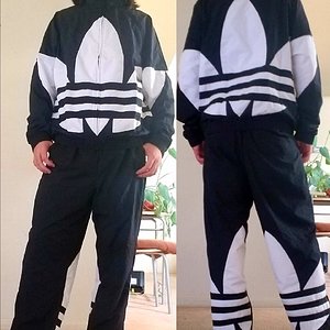 My busy adidas suit