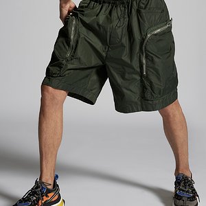 Nylon Ultimate Sport Cargo Shorts