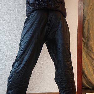 Urban Classic Ladies Shiny Cargo Track Pants