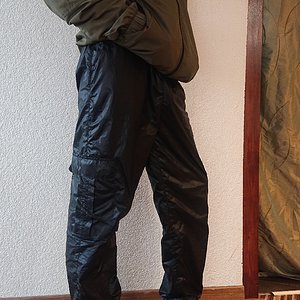 Urban Classic Ladies Shiny Cargo Track Pants