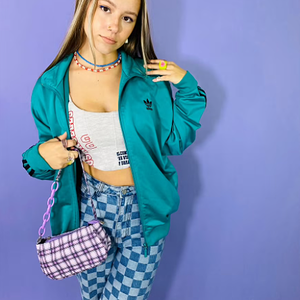 turquoise adidas firebird