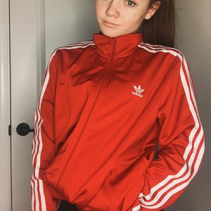 red adidas firebird