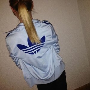 white and blue firebird back