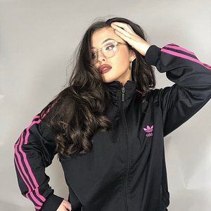 black and pink adidas firebird