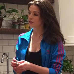 Aisling Bea blue adidas