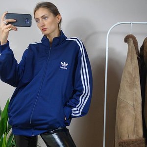 Navy firebird shiny leather trousers