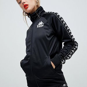 black kappa tracksuit