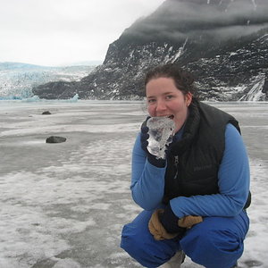 MeEatingtheGlacier