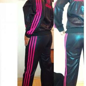 adidas chile Noi fekete pink szabadidomelegito S sportruhazat