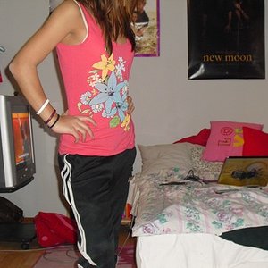 Adidas womens black pants with white stripe cute tanktop