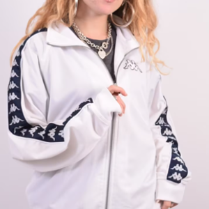 white kappa jacket