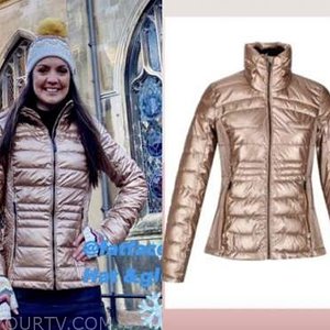 laura tobin gold down jacket