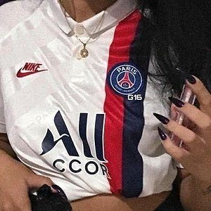 Nasty girl in shiny sport gear