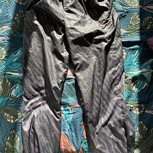 Nike purple ans back zebra track pants