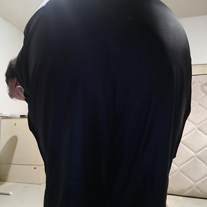 Me bending over in my Small Black Adidas Nylon Pants 1