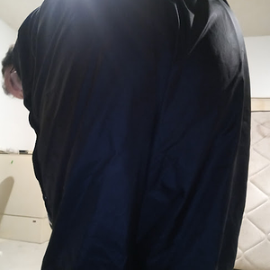 Me bending over in my Small Black Adidas Nylon Pants 2