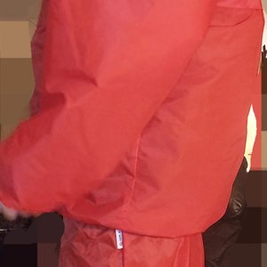 Vintage Red K-Way Windsuit