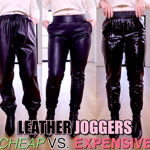 Comparing Leather Joggers | Cheap vs Expensive