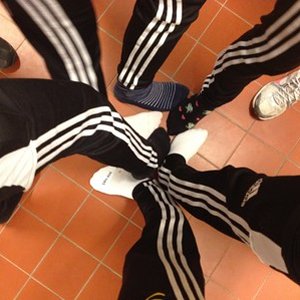 Adidas womens black pants multi leg