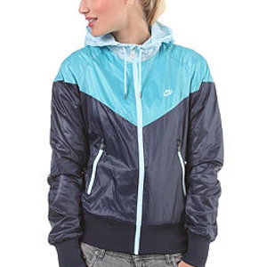 nike womens better windrunner tracktop jacket obsidianmineral blueglacier blue M1