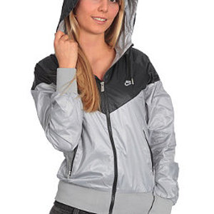 nike womens windrunner tracktop jacket blackice grey M1