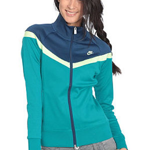 nike womens victory jacket meteor bluelt liquid lime M1
