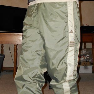Adidas Olive Nylon Pants 2