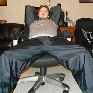 Reebok Black Nylon Pants 1