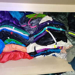 Around 90 Shiny Nylon Nike Windrunner / Windbreaker too choose from.